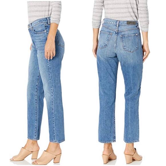 Baldwin Therese High Rise Classic Straight in Pure Wash Denim Jeans Women 26 - Picture 12 of 12